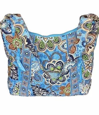 Beautiful Vera Bradley Lisa B Bali Blue Shoulder Bag (NWOT) Retired Print • $29.95