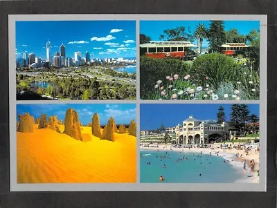 B5649 Western Australia 4 Image Multiview Art Mail Postcard • $6.98