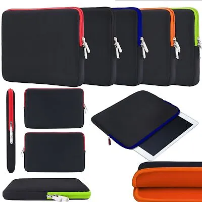 Laptop Neoprene Carry Case Cover For Notebooks Zip Sleeve Pouch Bag 15.6  10.1  • £9.98