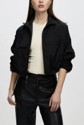 $20 • Buy MNG Mango Black Lightweight Jacket M
