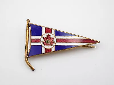 Original Pre-WWII Canada Yacht Club Enamel Member Pin • $34.97