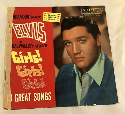 Elvis Presley Girls! Girls! Girls! Rca Victor Ra-5165 Japan Vinyl Lp • $14.99
