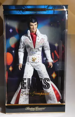 Elvis Presley Timeless Treasures Doll Eagle Jumpsuit In Perfect Box #3 Crate • $39.99