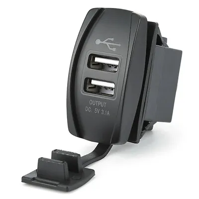 USB Fast Charger Socket 2Port Power Adapter Outlet For Car Boat Motorcycle Truck • $14.30