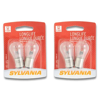 Sylvania Long Life - Two 2 Packs - 2057LL Light Bulb Brake Tail Side Marker Rd • $8.50