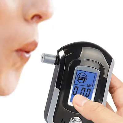 £7.89 • Buy Police Professional LCD Digital Breath-Alcohol Tester Breathalyser Self Analyzer