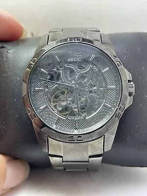 $2.25 • Buy Relic Men's ZR11853 Analog Display Analog Gray Watch AS IS H21
