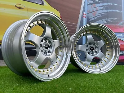 New 17 Inch 4X100 8.5J + 10J WORK S1 Style Concave Wheels For BMW E30 JDM • $1878.54