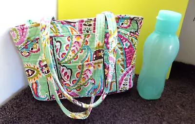 Vera Bradley Daisy Style Purse Tutti Frutti Pattern & Tupperware Water Bottle • $21.99