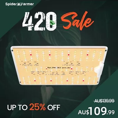 Spider Farmer SF1000D LED Grow Light Full Spectrum Samsung For Indoor Veg Bloom • $109.99