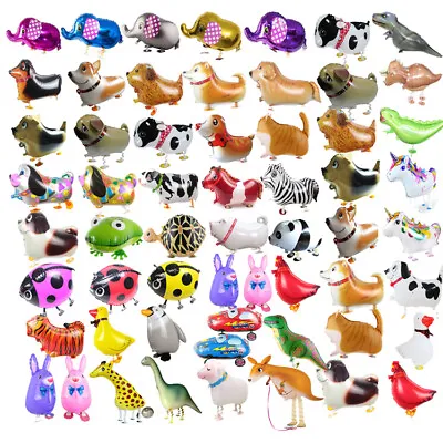 Walking Pets Balloon Animal Airwalker Foil Balloon Helium Kids Fun Parties Toys • £2.45