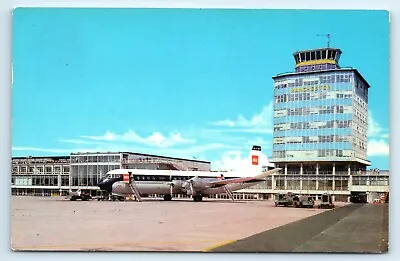 Postcard Manchester Airport Bea Aeroplane - 1971 • £2.99