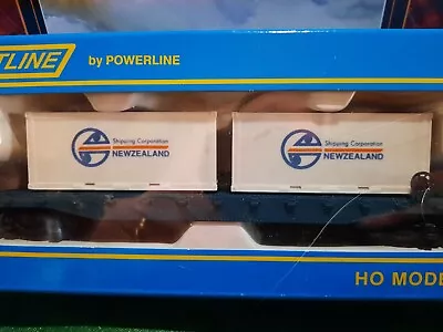 Freightline By Powerline - Shipping Container Wagon Rolling Stock - New Zealand • $34.95