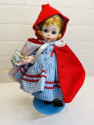 Vintage Madame Alexander Doll Red Riding Hood 1960’s 8” Bent Knee Strung • $35