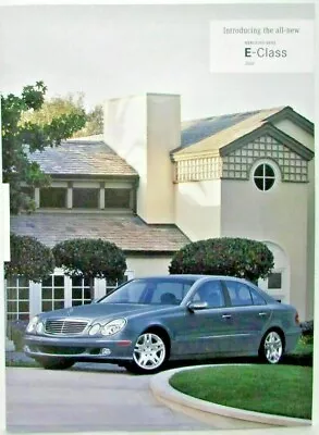 2003 Mercedes Benz E-Class Deluxe Sales Brochure Manual E200 E320 E500 Original • $12.95