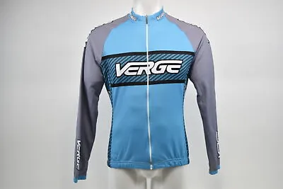 Verge Women's Large Fleece Classic Club Long Sleeve Cycling Jersey • $13.99