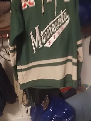 Reebok NHL Jersey Minnesota Wild Koi U Captin's  Green Men's Size 52 Or XL • $55