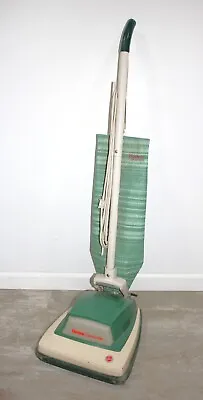 Vintage Hoover Convertible Vacuum Cleaner Upright Green/White WORKS! Nicked Cord • $139.95