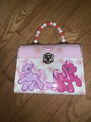 My Little Pony Metal Mini Lunch Box With Beaded Handle 2006 • $12.95
