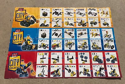 C1999 Vintage Meccano 3101 City Builders Toy Game Set With Instructions - No Box • $25