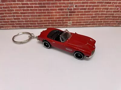 KEYCHAIN For BMW 507 CONVERTIBLE CLASSIC RED AUTO CAR KEYS FOB RING LANYARD • $21.95