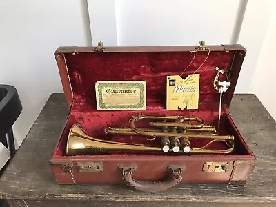 1955 The Indiana Martin Cornet Elkhart Indiana With Original Case Hangtag NICE • $375