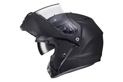 HJC C91 Motorcycle Helmet Matte Black 3X 3XL XXXL Modular Sunscreen Display • $119.99