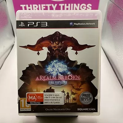 🇦🇺 A Realm Reborn Final Fantasy 14 (XIV) Online Only PS3 Game PlayStation 3 FF • $10.99