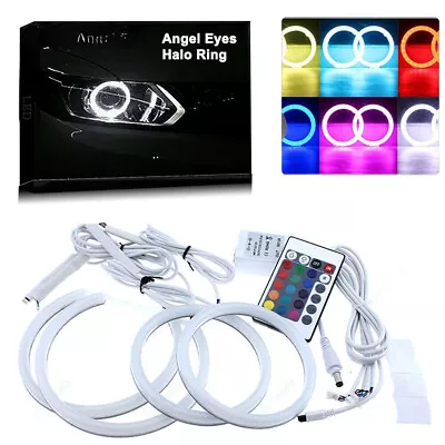 For MAZDA 3 Speed 3 04-09 Headlight Cotton Light RGB LED Angel Eye Halo Ring DRL • $55.31