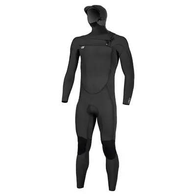 O'Neill Ninja 5/4mm Chest Zip Wetsuit W/Hood - Men's - Small / Black • $251.95