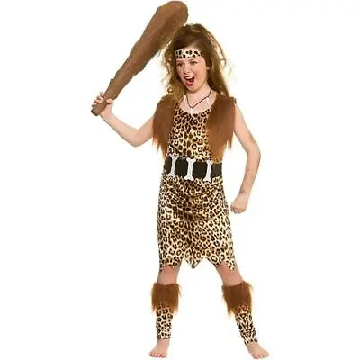 £10.49 • Buy Wicked Costumes Stone Age Cave Girl Fancy Dress Costume