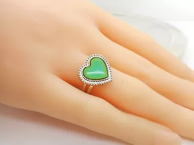 Mood Heart Women Ring Adjustable Color Changing • $3.99