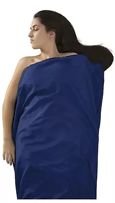 £42.99 • Buy Sea To Summit Silk & Cotton Sleeping Bag Travel Liner Mummy Navy Rrp £80