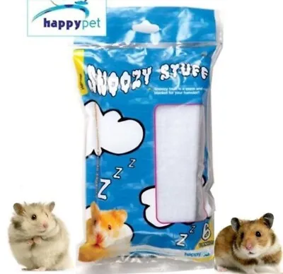 Hamster Bedding Warm Nesting Cuddle Blanket Small Animal Blows Up 5 Times Itsize • £3.33