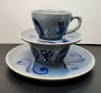 Schonwald Blue Abstract Design Place Setting For One • $9