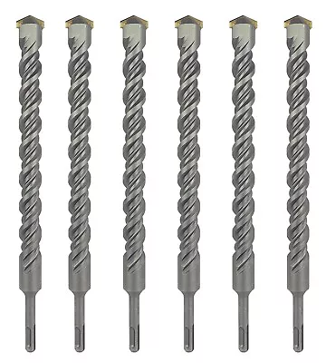 6Pcs SDS Plus Rotary Hammer Drill Bit Set Carbide Tip For Masonry Concrete Stone • $14.03