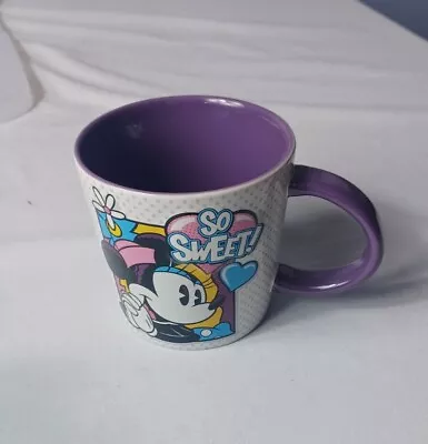 Disney Parks Minnie Mouse So Sweet Comic Ceramic Coffee Mug 10 Oz • $7.99