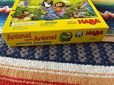 HABA Board Game Animal Upon Animal - Memory Stacking Box • $14.69