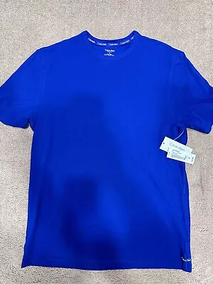 Calvin Klein Blue T-Shirt - Medium • £17.50