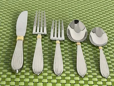 $35.95 • Buy Gorham GOLDEN SQUIRE Stainless 18/8 Korea RIBBEDHEEL Smart Choice Flatware B47G