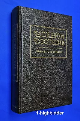 Black Mormon Doctrine Hardcover Encyclopedia Reference McConkie LDS 2nd Ed • $22.99