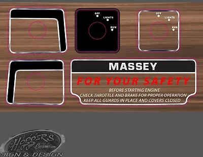 Massey Ferguson Snowmobile Decals • $22