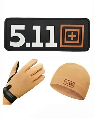 5.11 Tactical - Beanie Gloves PVC Patch - Tan Lot (USA Stock) Airsoft • $45