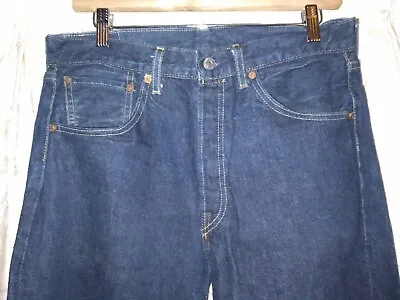 Vtg 1940s 50s LEVI Collection Indigo BIG E Redline Selvedge Jeans Pants 30 31×34 • $191.24