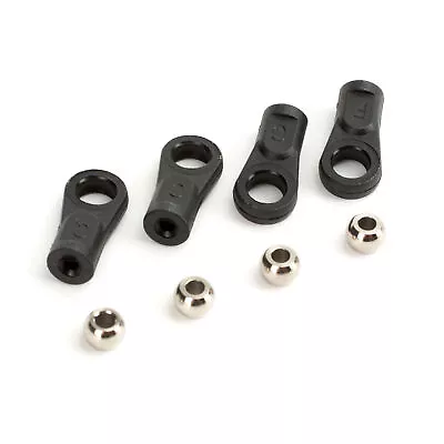 ECX ECX0881 Shock Rod Ends/Pivot Balls (4): Revenge Type E/N • $9.99