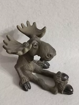 Sitting Moose Sclupture Big Sky Carvers • $15
