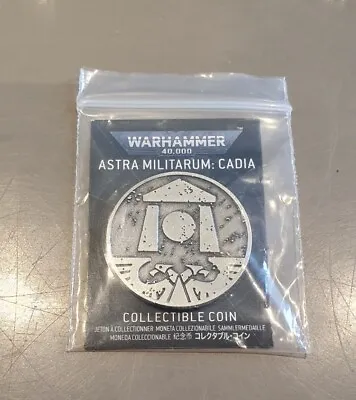 Warhammer 40K: Astra Militarum Cadia Stands Collectible Coin. • £14