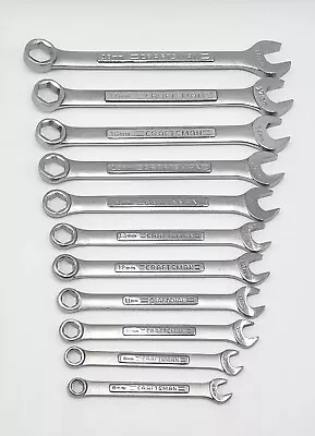 Craftsman USA Metric 6 Point 8-18mm Combination Wrench Set Of 11 • $175