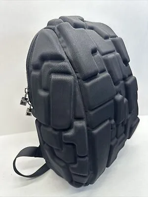 Mad Pax Black Backpack Bookbag For Kids Block Shapes • $19.90