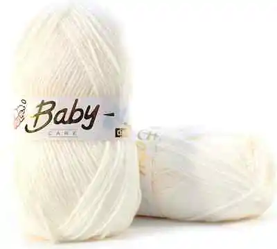 Baby Wool Soft DK Double Knitting Yarn Woolcraft Babycare 100g • £1.88